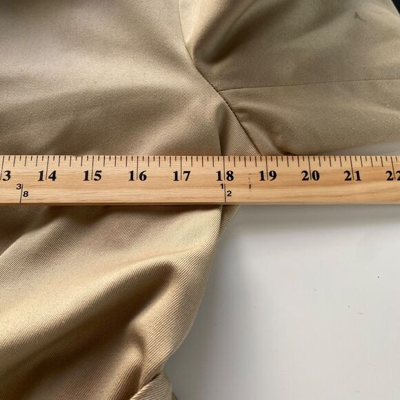 Vintage Trench Coat 10 Tall TWA Airlines Stan Herman Flight Attendant Belted 70s - Picture 3 of 12